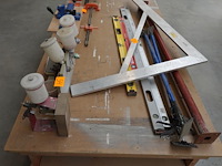 2x houten werktafel - afbeelding 3 van  4