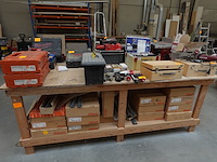 2x houten werktafel - afbeelding 4 van  4