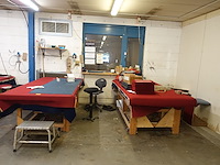 2x houten werktafel - afbeelding 1 van  7
