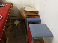 2x houten werktafel - afbeelding 4 van  7