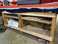 2x houten werktafel - afbeelding 6 van  7