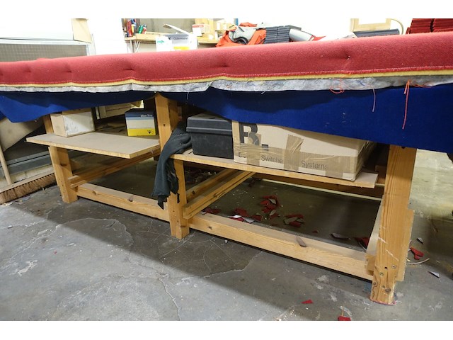 2x houten werktafel - afbeelding 7 van  7