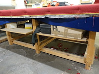 2x houten werktafel - afbeelding 7 van  7