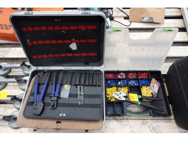 2x hvac gereedschapskoffers - afbeelding 1 van  4