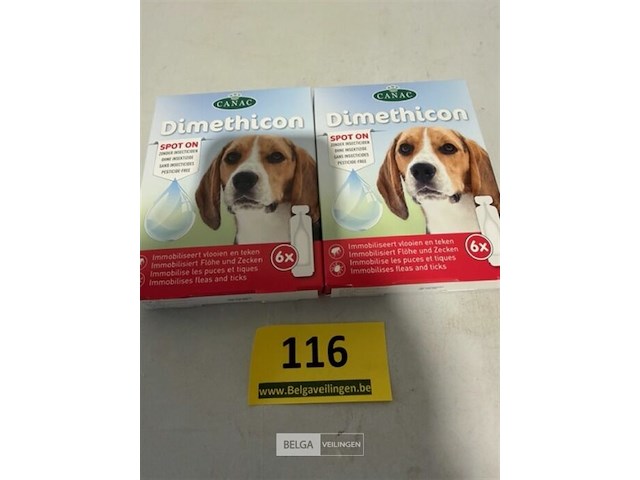 2x immobiliseert vlooien en teken voor honden - afbeelding 2 van  3