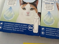 2x immobiliseert vlooien en teken voor katten - afbeelding 3 van  3