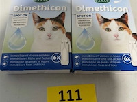 2x immobiliseert vlooien en teken voor katten - afbeelding 1 van  3