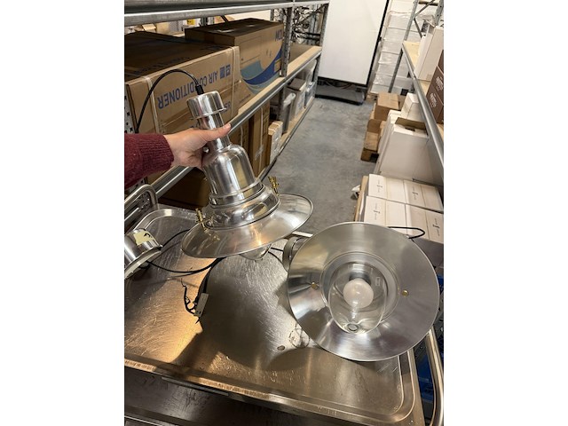 2x industriële hanglamp - afbeelding 1 van  1