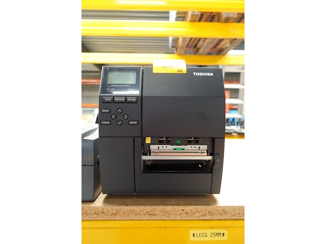 2x industriële labelprinter toshiba - afbeelding 1 van  5