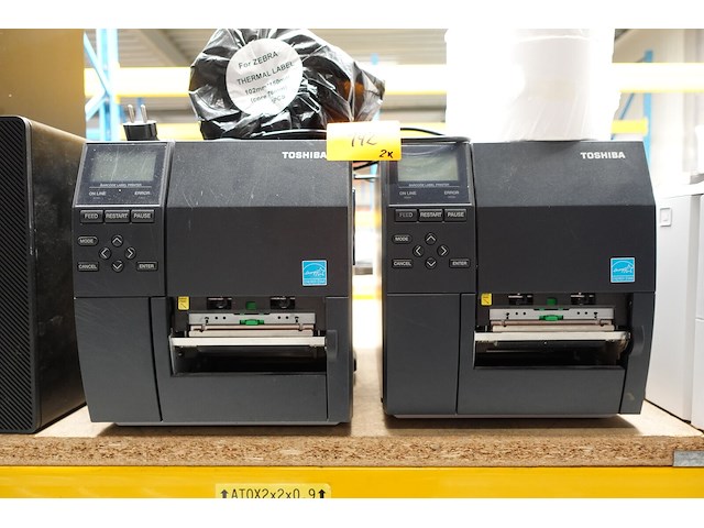 2x industriële labelprinter toshiba - afbeelding 1 van  5