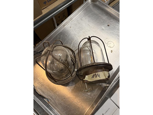 2x industriële lamp - afbeelding 1 van  2