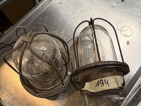 2x industriële lamp - afbeelding 1 van  2