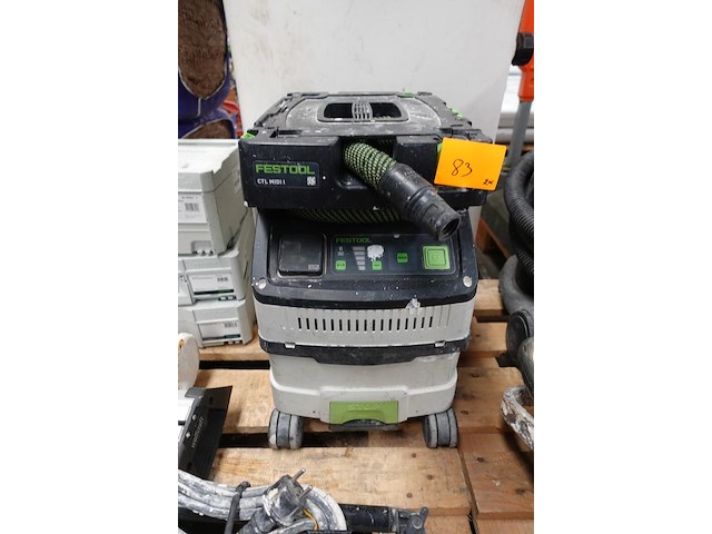 2x industriële stofzuiger festool + soteco - afbeelding 1 van  9