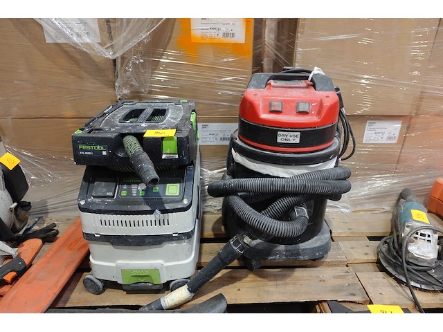 2x industriële stofzuiger festool + soteco - afbeelding 1 van  6