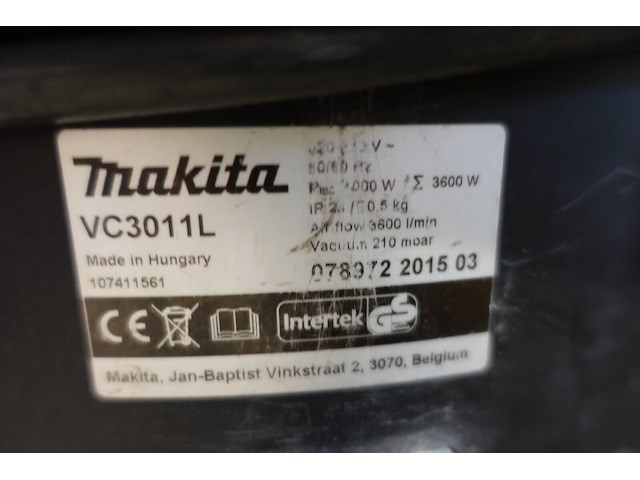 2x industriële stofzuiger makita - afbeelding 2 van  6