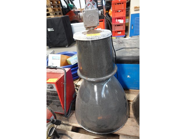 2x industriële verlichting vintage (80cm hoog - 54 cm diameter) - afbeelding 2 van  3