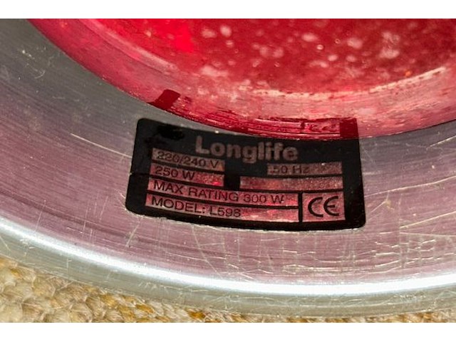 2x infraroodlamp - afbeelding 3 van  4