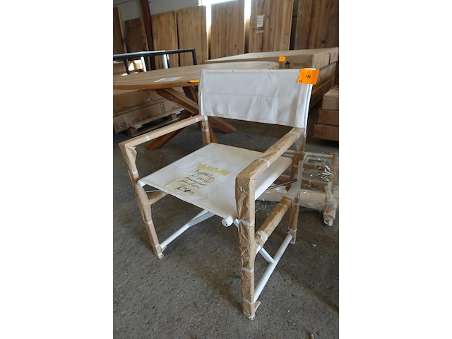 2x inklapbare regisseurstoel diphano - afbeelding 3 van  3