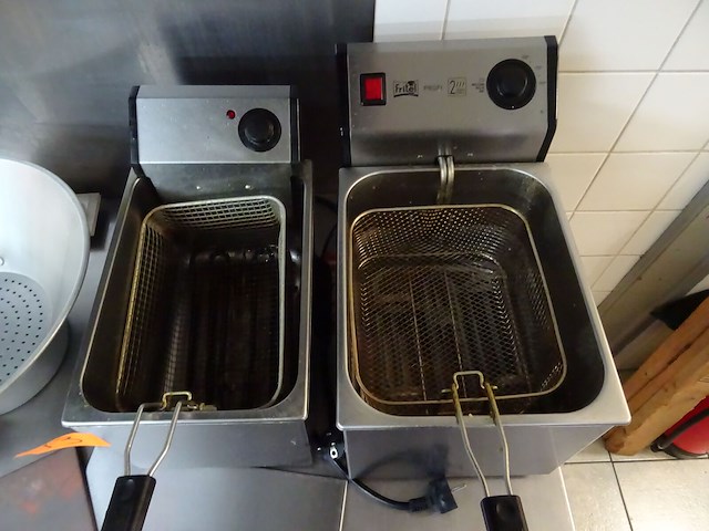 2x inox friteuse - afbeelding 4 van  7
