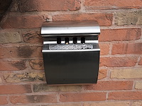 2x inox houder - afbeelding 1 van  2