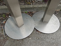 2x inox paal - afbeelding 2 van  3