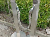 2x inox paal - afbeelding 3 van  3