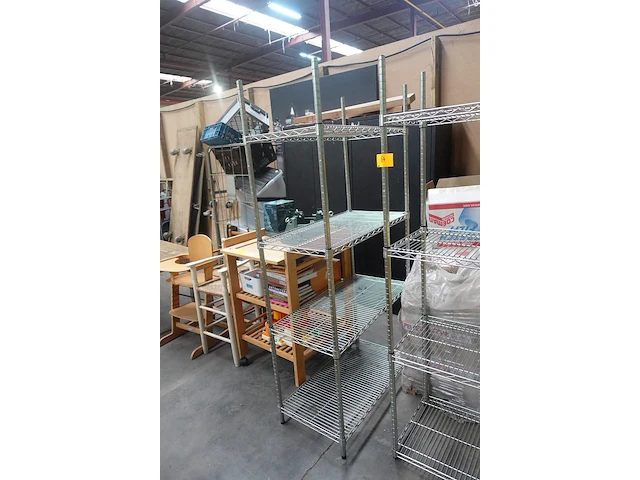 2x inox rek - afbeelding 2 van  3