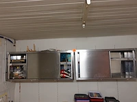 2x inox wandkast