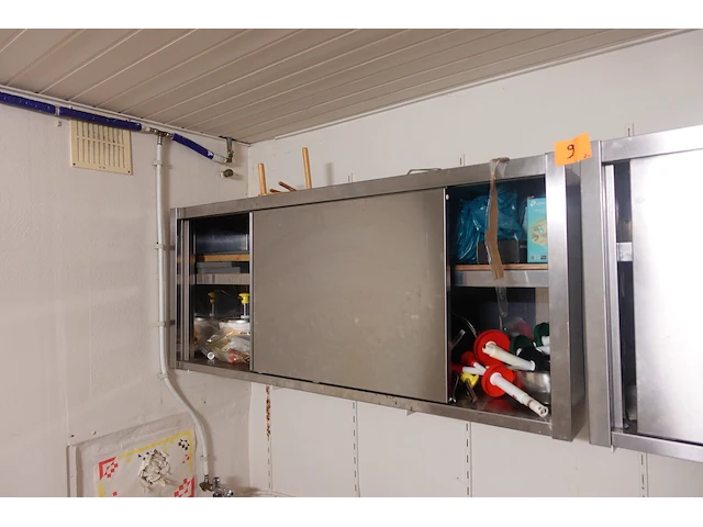 2x inox wandkast - afbeelding 2 van  4