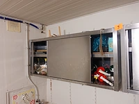 2x inox wandkast - afbeelding 2 van  4