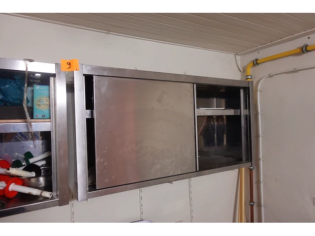 2x inox wandkast - afbeelding 3 van  4