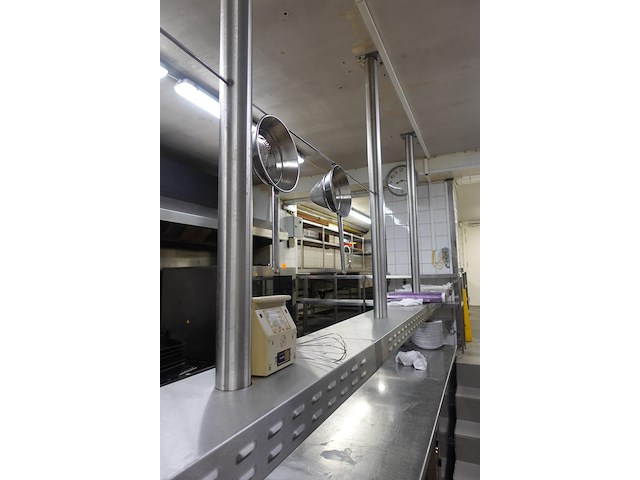 2x inox warmhoudlamp - afbeelding 4 van  5