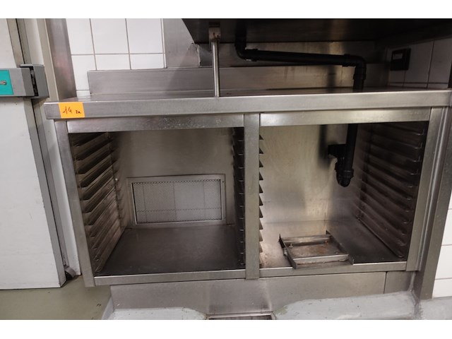 2x inox werkbank - afbeelding 1 van  3