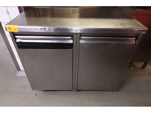 2x inox werkbank - afbeelding 2 van  3