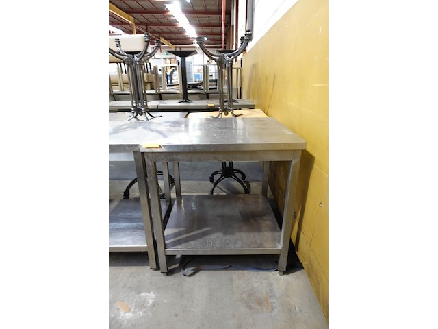 2x inox werktafel - afbeelding 2 van  3