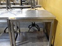 2x inox werktafel - afbeelding 2 van  3