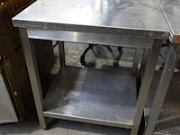 2x inox werktafel - afbeelding 3 van  3