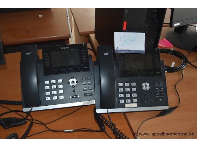 2x ip-telefoon, yealink, t46g, werking niet gekend - afbeelding 1 van  1