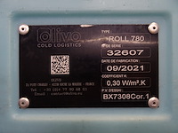 2x isotherme rolcontainer oliva - afbeelding 3 van  5