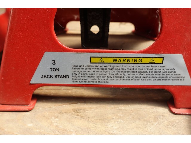 2x jack stand euro tools - afbeelding 2 van  2
