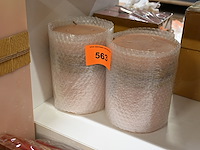 2x kaars l lichtroze - afbeelding 1 van  1