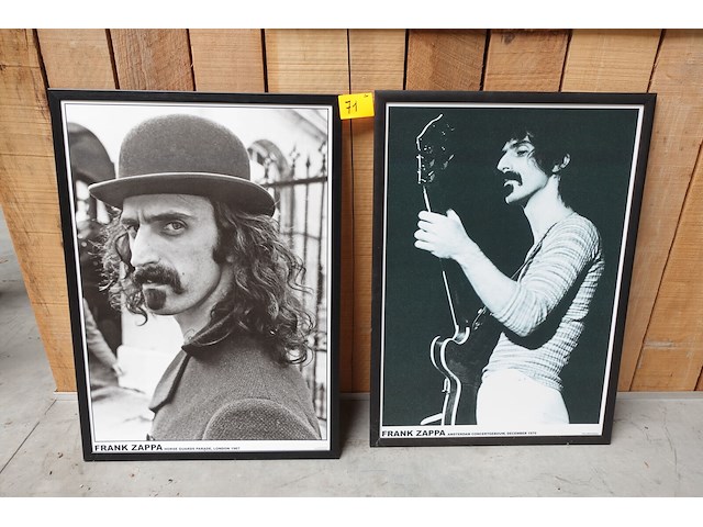 2x kader frank zappa - afbeelding 1 van  5