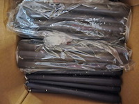 2x kandelaar 80cm h wit met 200+ kaarsen - afbeelding 7 van  7