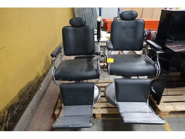 2x kapperstoel - afbeelding 2 van  4