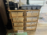 2x kastje met mandjes - afbeelding 2 van  5