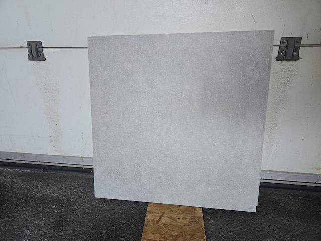 2x keramiek blad grey mat 60x60x1 - afbeelding 1 van  3