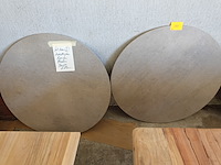 2x keramisch rond blad - afbeelding 1 van  4