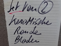 2x keramisch rond blad - afbeelding 4 van  4