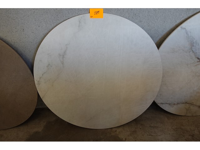 2x keramisch rond blad - afbeelding 2 van  4