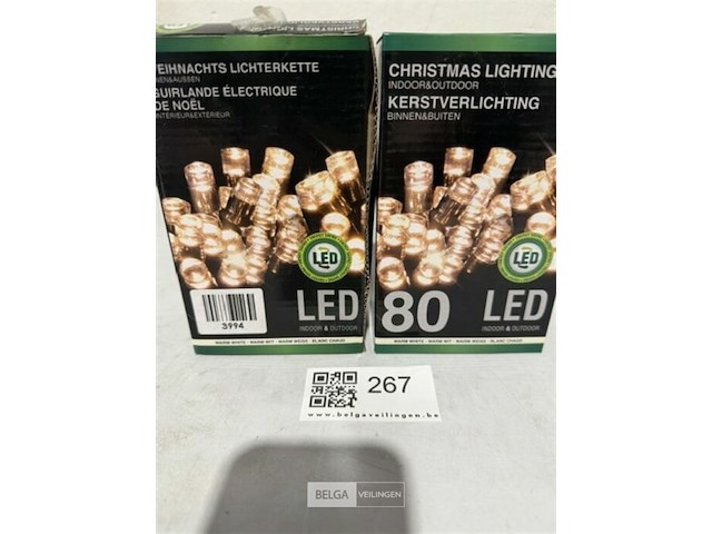 2x kerstlampjes led - afbeelding 2 van  3